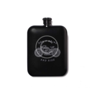 Moto Black 6 oz. Flask